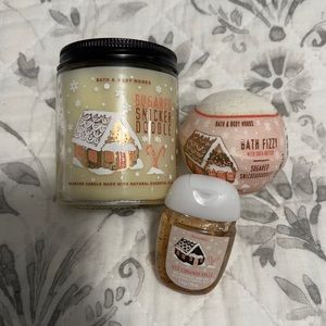 Bath & Body Works Sugared Snickerdoodle Candle Set Bundle